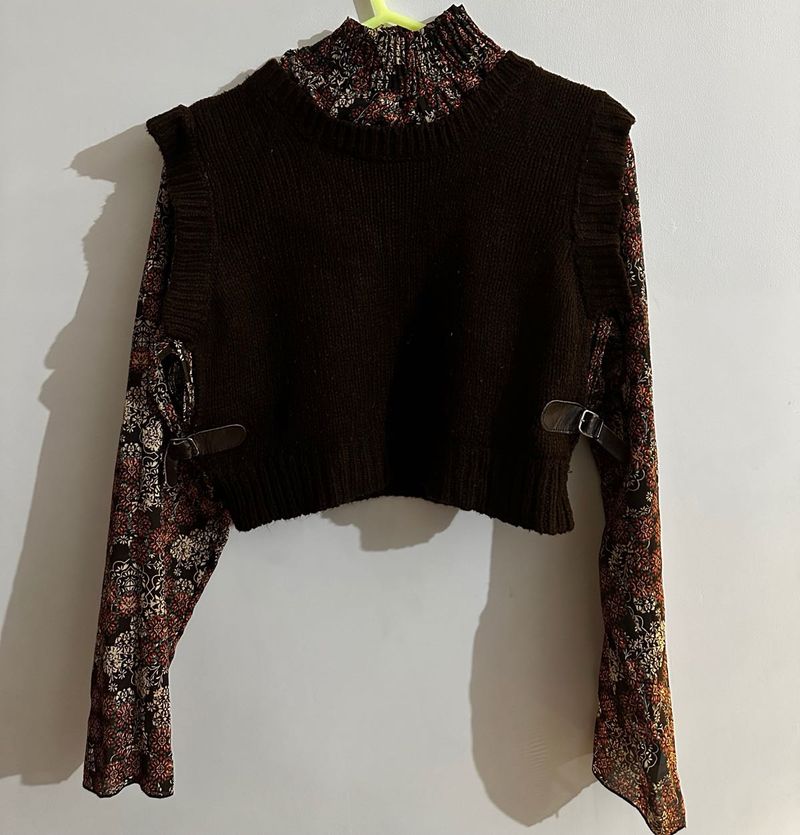 High Neck Winter Top