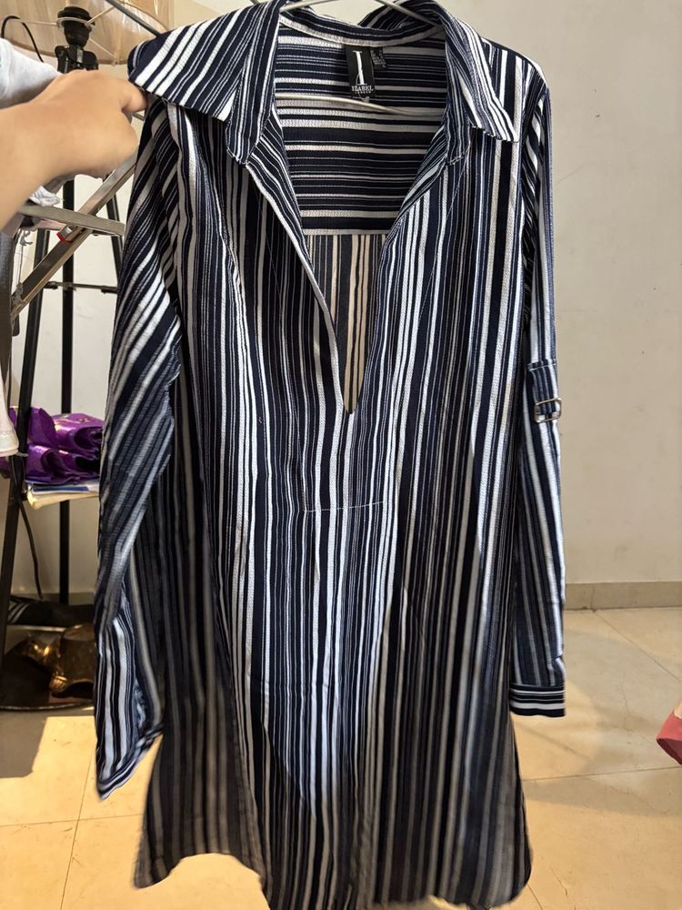 Striped Shirt Tunic