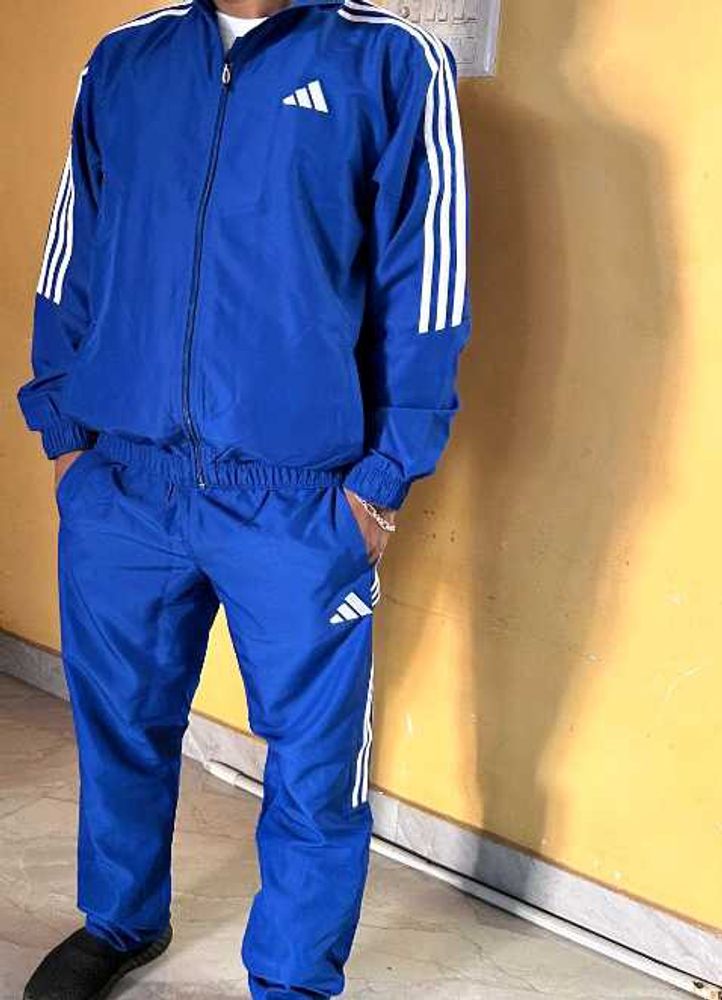 Adidas Tracksuit - Blue 50% Off