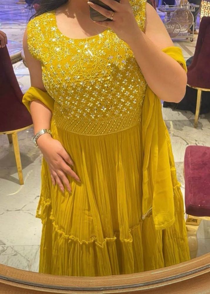 Yellow Etinic Gown
