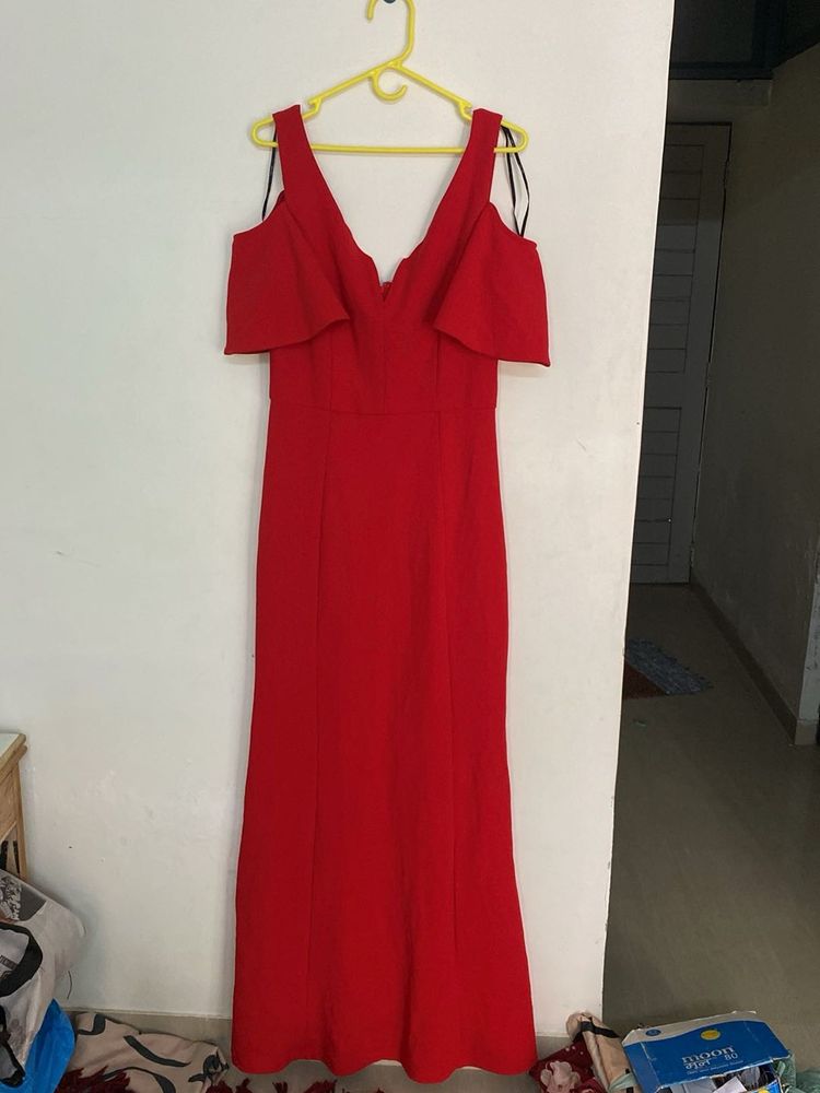 Elegant Red Gown