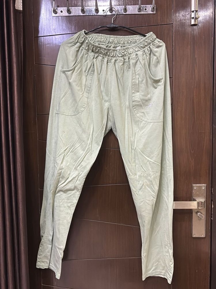 Casual Light Green Pants