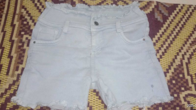 Light Wash Denim Shorts