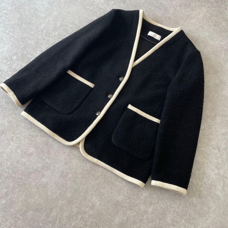 Elegant Black &amp; White Jacket