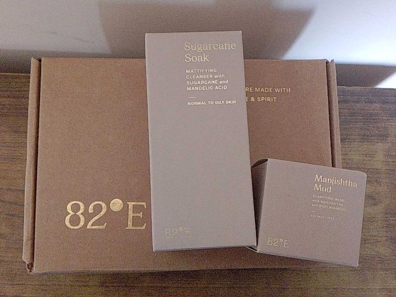82°E Sugarcane Soak Cleanser &amp; Manjishtha Mud Mask