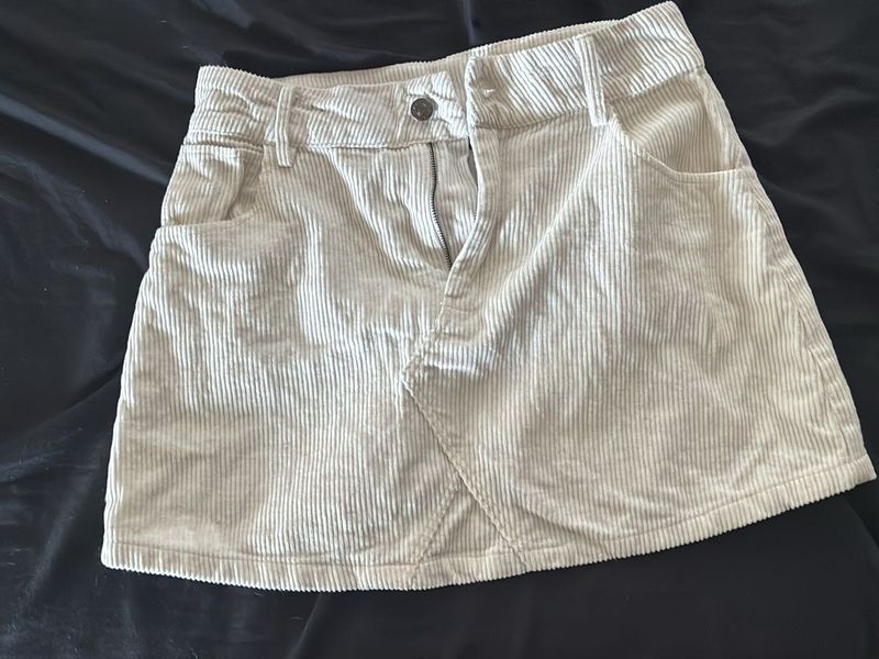 Corduroy Mini Skirt