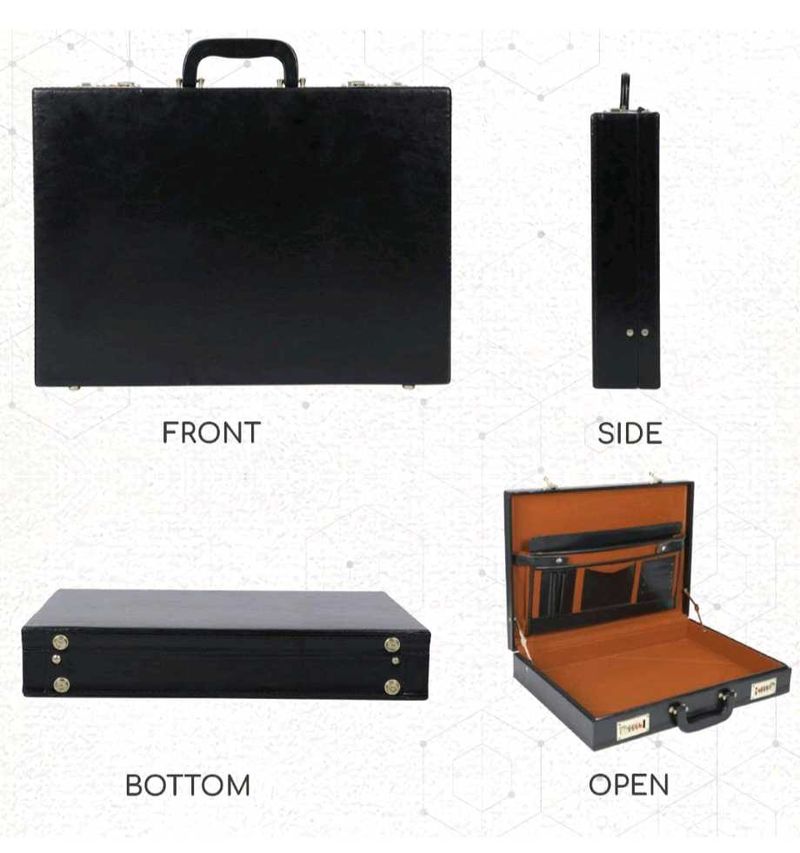 Vintage Black Briefcase