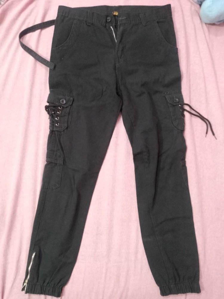 Black Cargo Pants