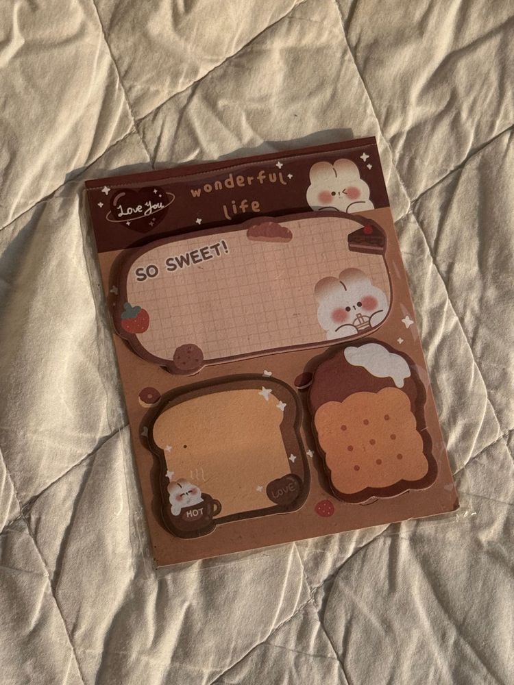 cute bunny sticky note