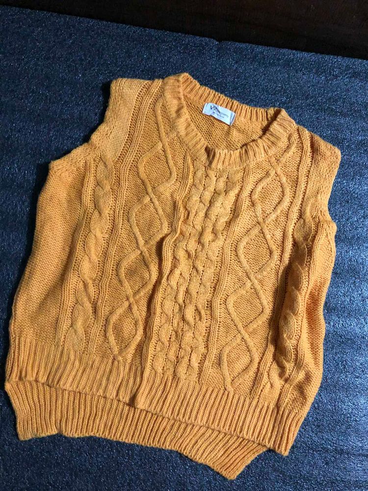 Cable Knit Sweater Vest