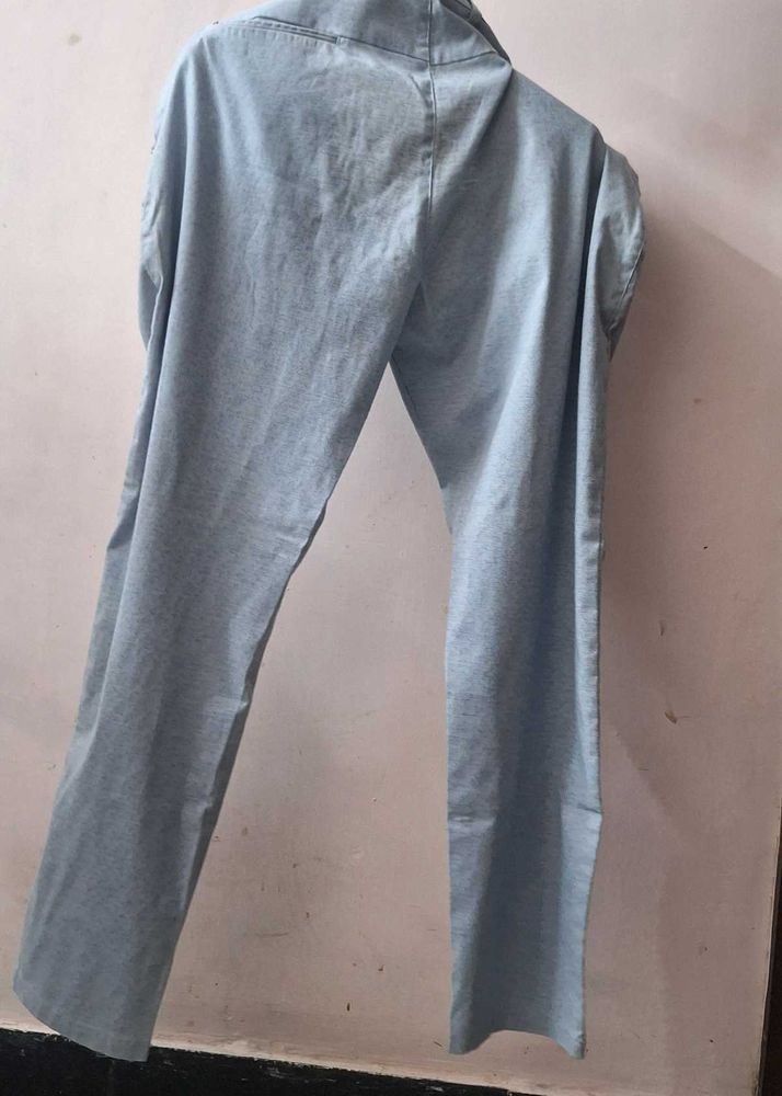 Light Blue Flare Leggings