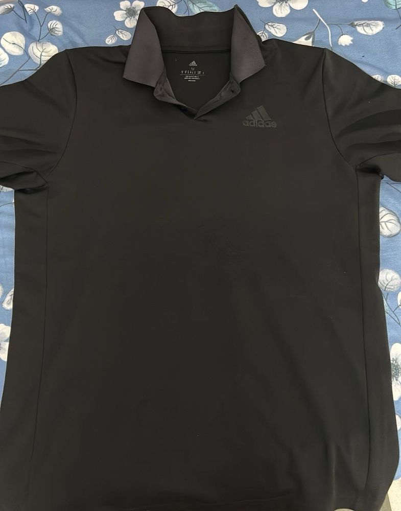 Adidas Black Polo Shirt