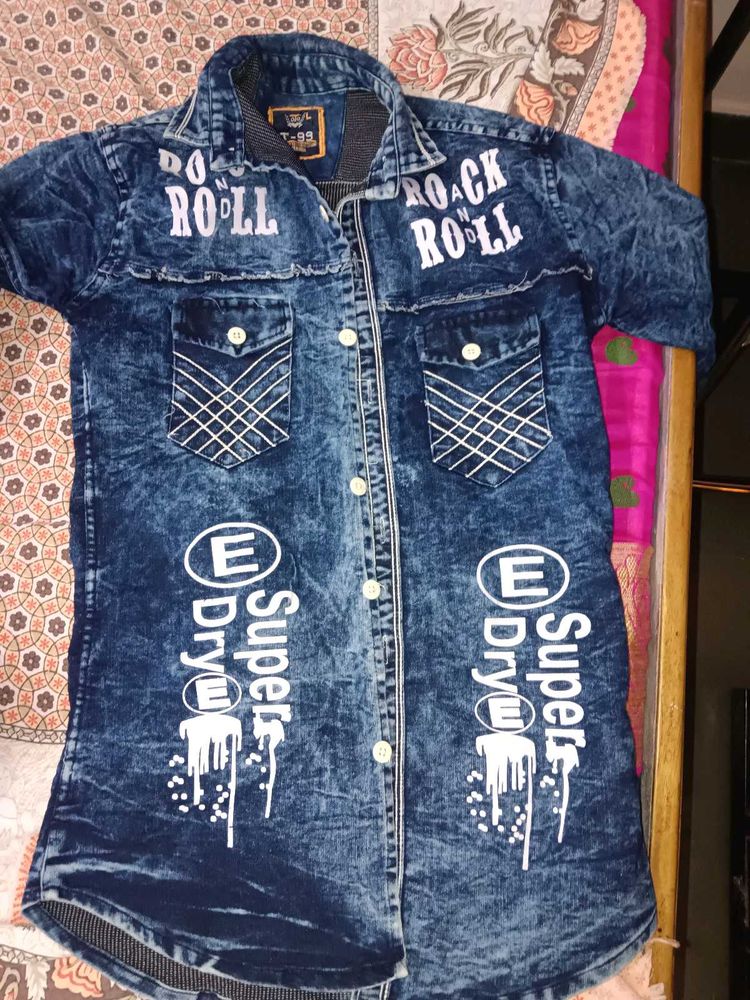 Denim Rock jacket ( L size )
