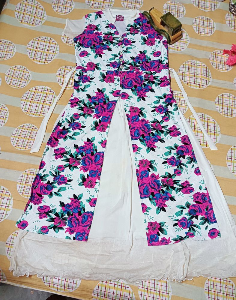 Floral Printed Attractive Dress 👗