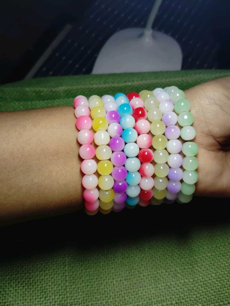 Dual Shade Beads Bracelet