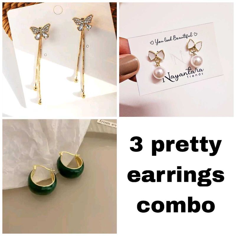 3 GORGEOUS EARRINGS COMBO SET3