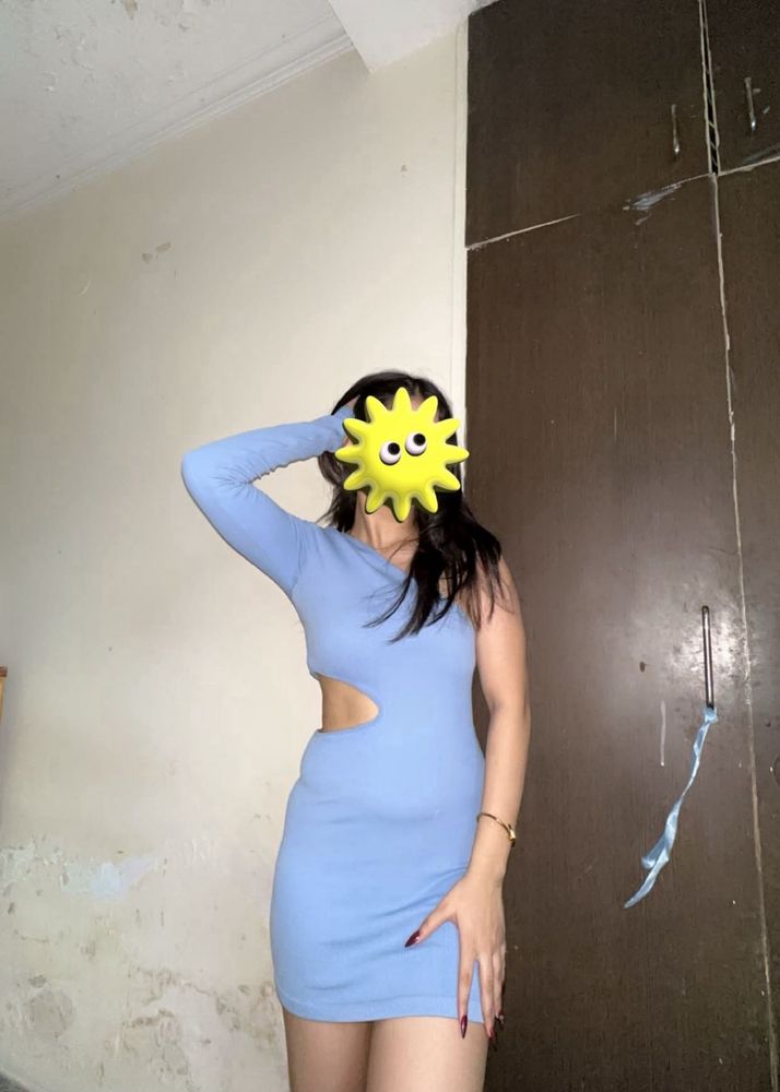 Blue Bodycon Dress
