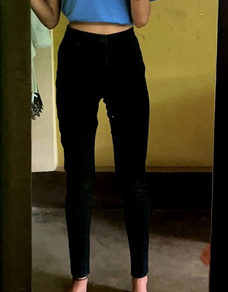 Off duty india black skinny jeans