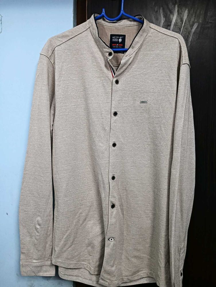 Netplay Chinese collar shirt