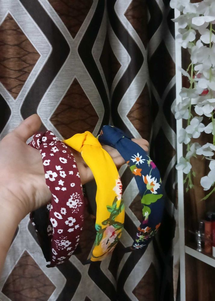Floral Headband Set (3 Pcs)