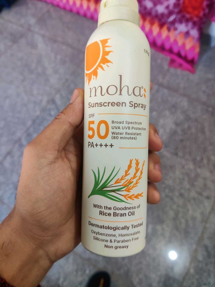 Moha: Sunscreen Spray SPF 50