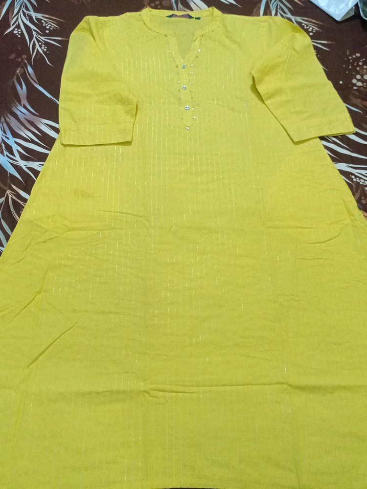 *Yellow Kurti aawasa Brand*