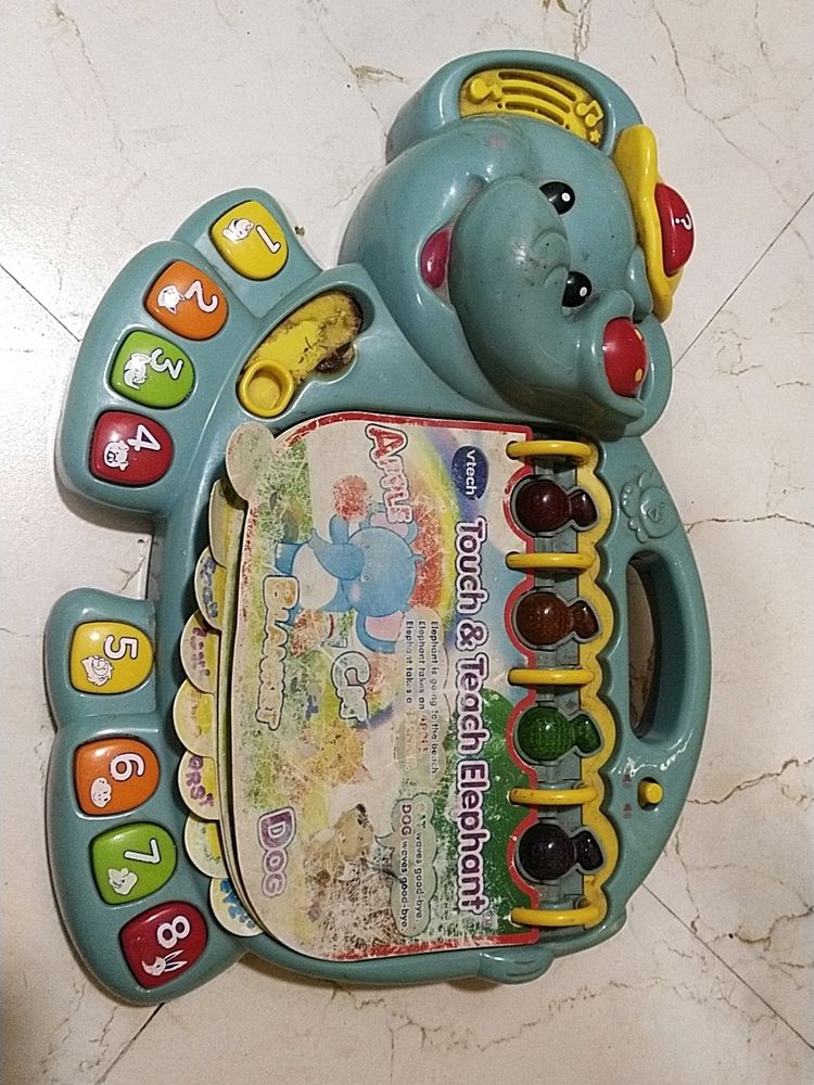 Touch And Teach Elephant Toy