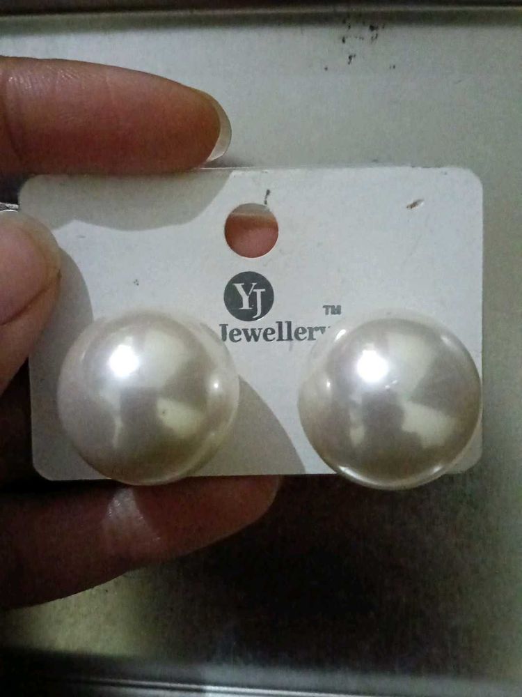 Pearl Stud Earrings