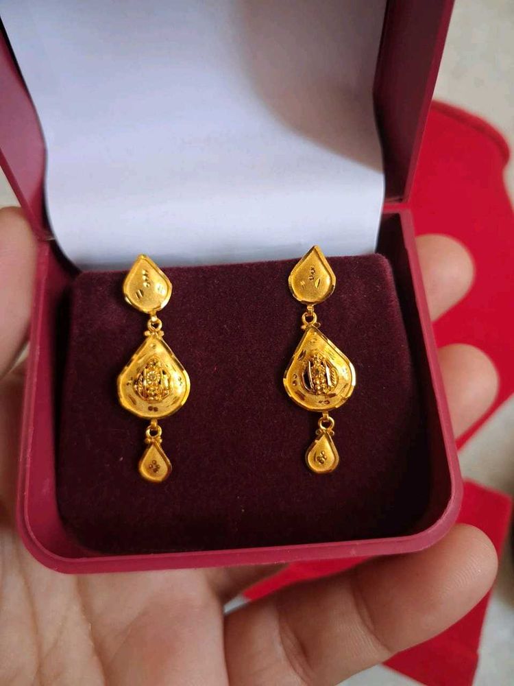 Gold Dangle Earrings