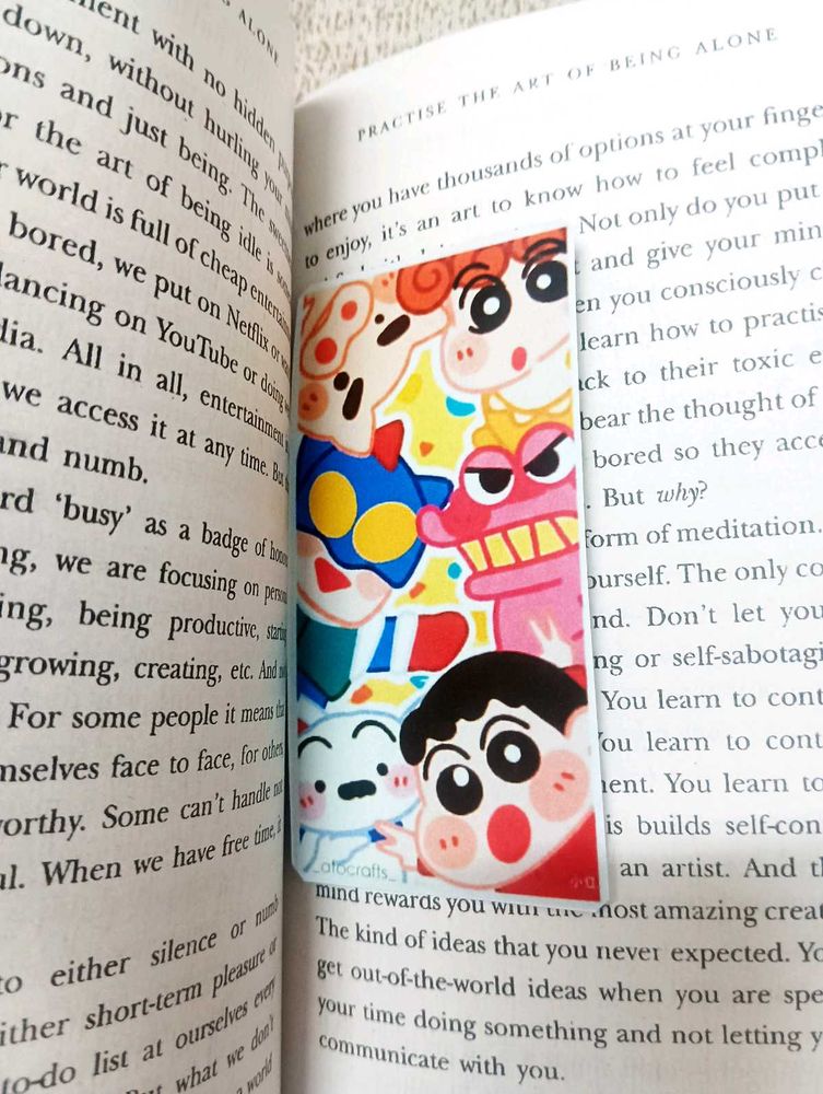 2 Cute Shinchan Bookmarks
