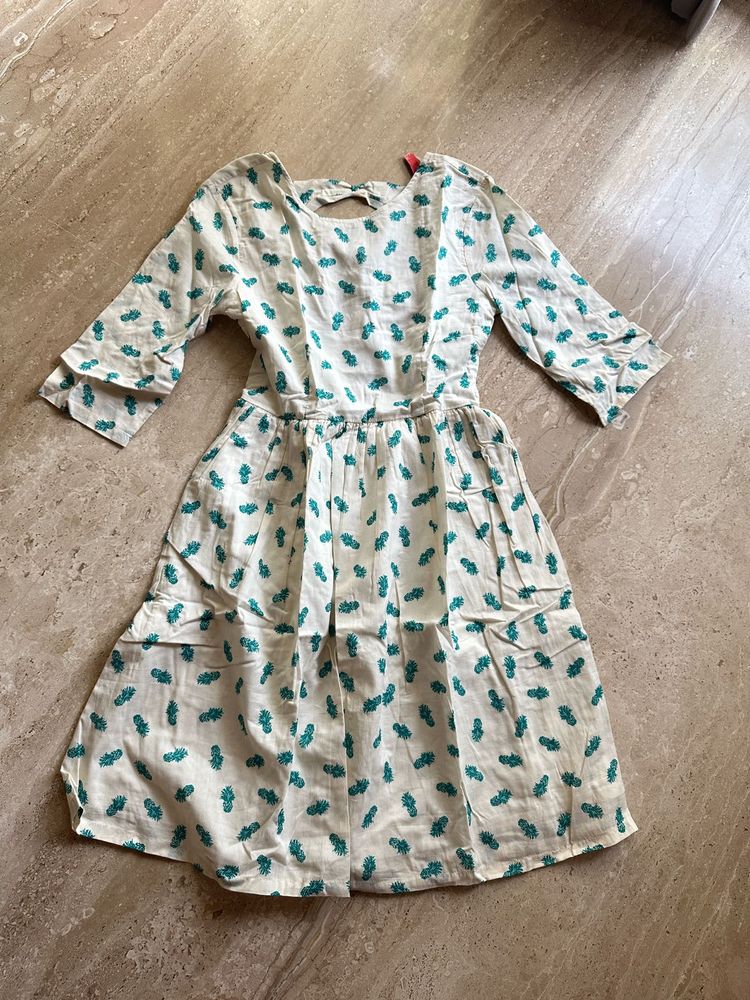 Flared Dress With Fun Back
