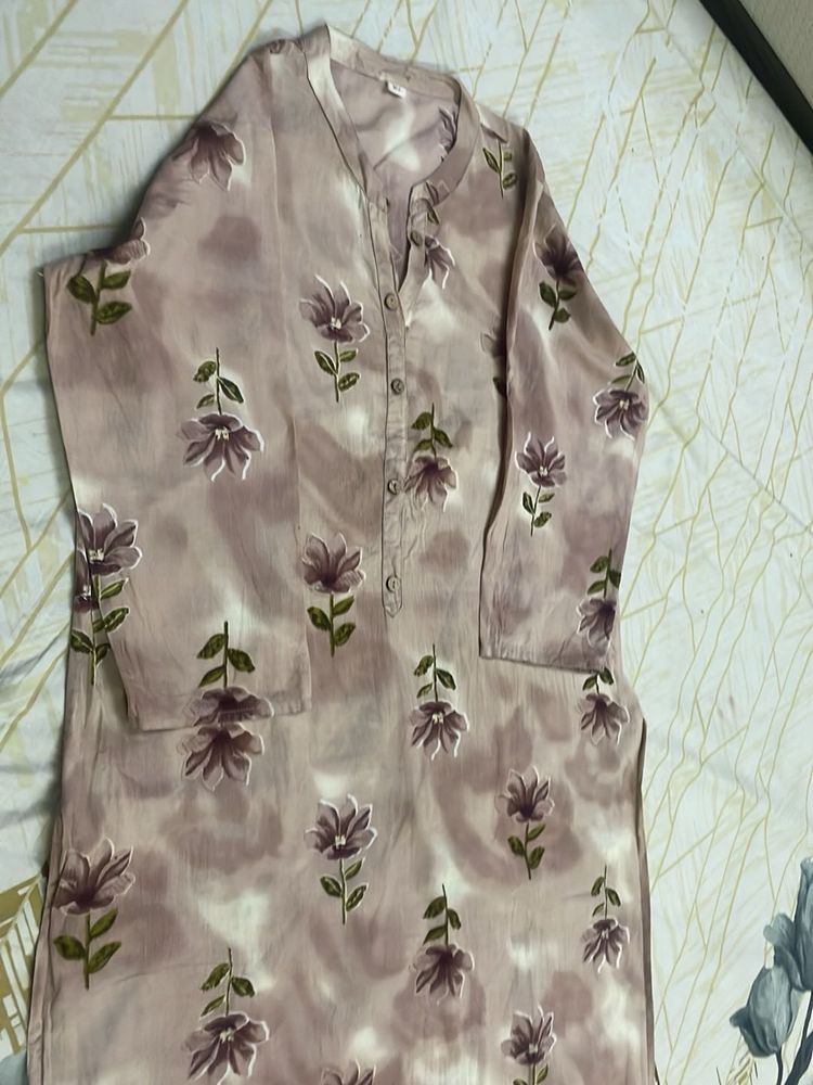 Floral Print Kurta