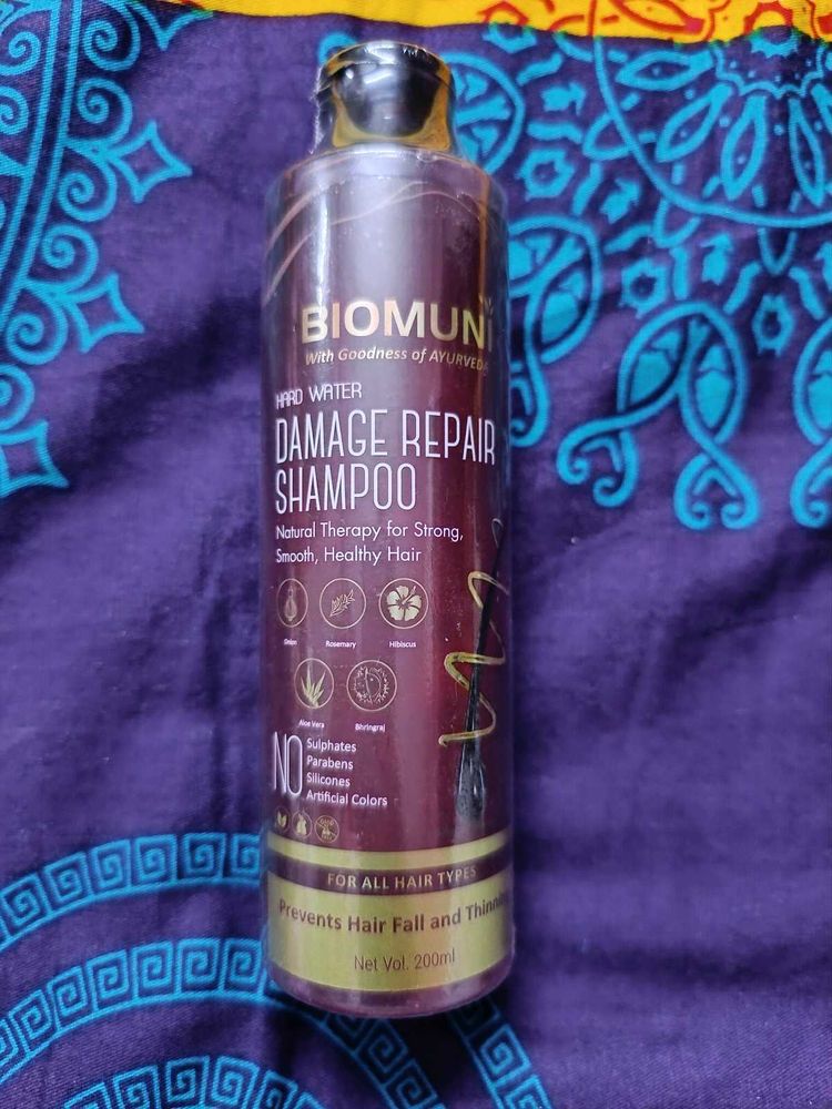 Biomuni Hard Water Damage Repair Shampoo