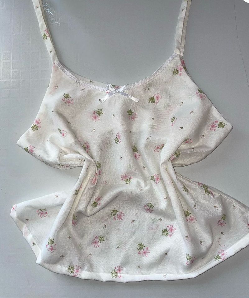 faircycore floral top🎀☁️