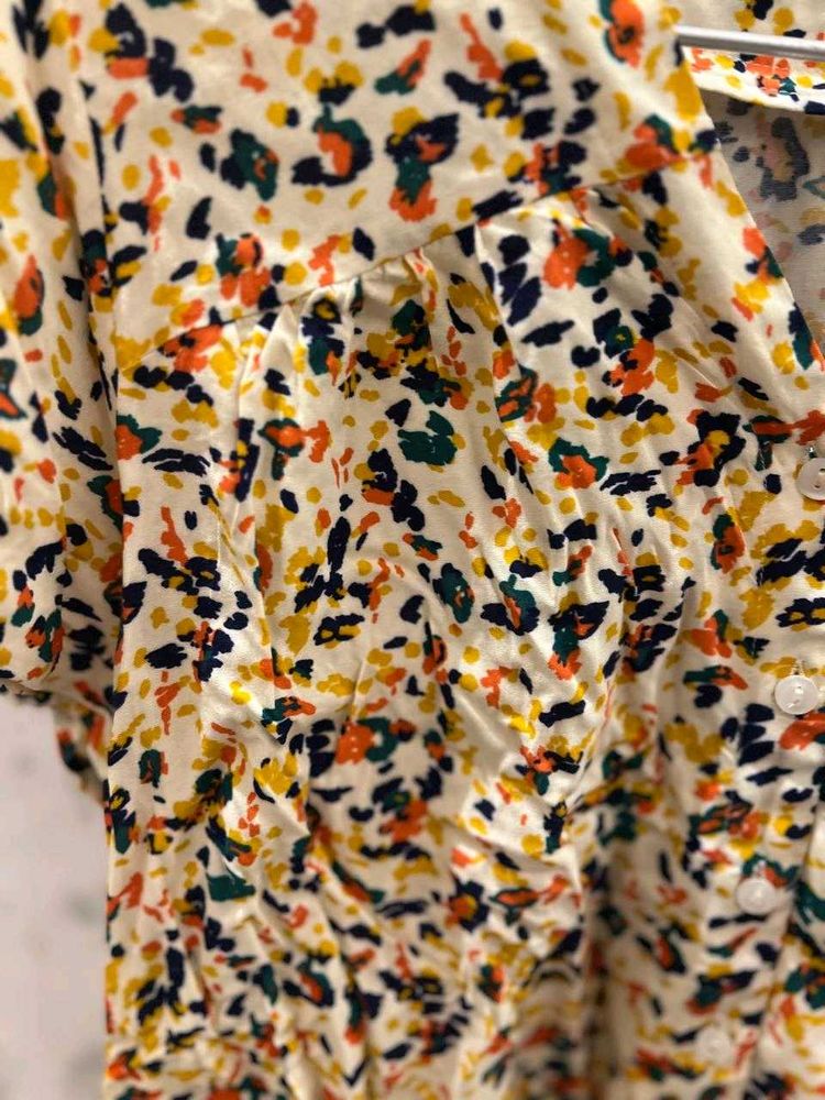 Patterned Casual Dress