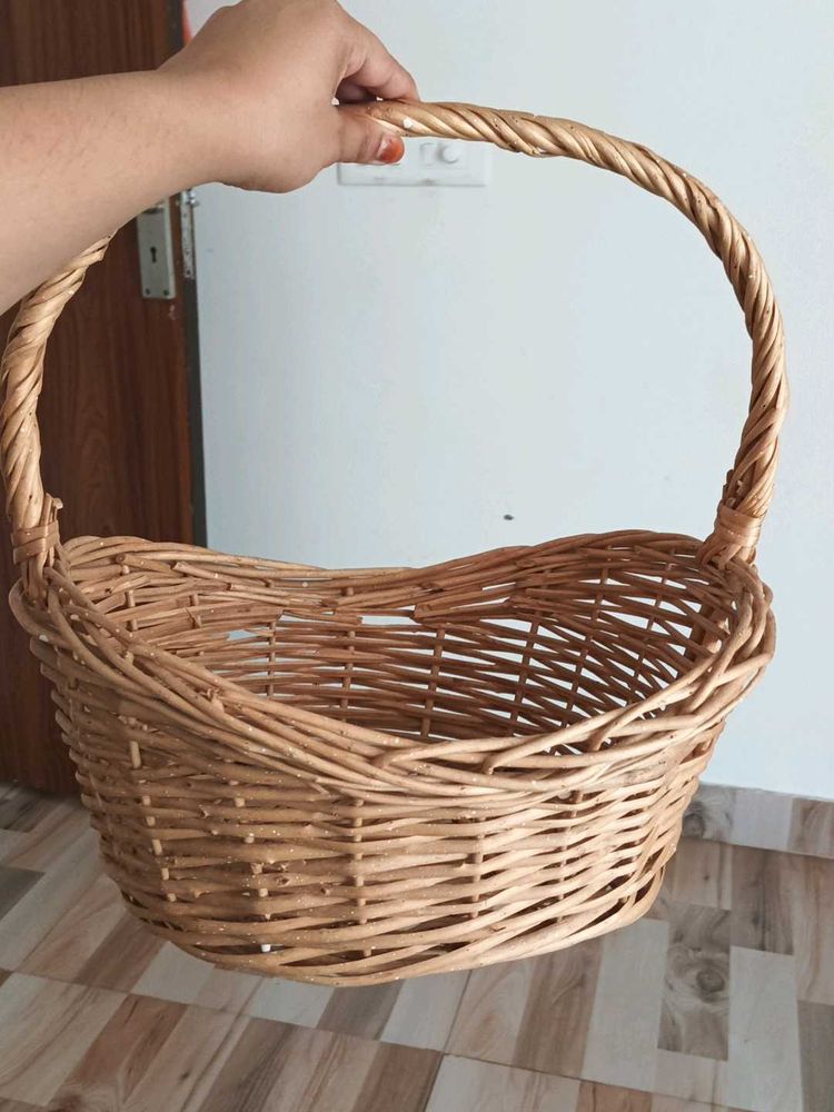 Handwoven Wicker Basket