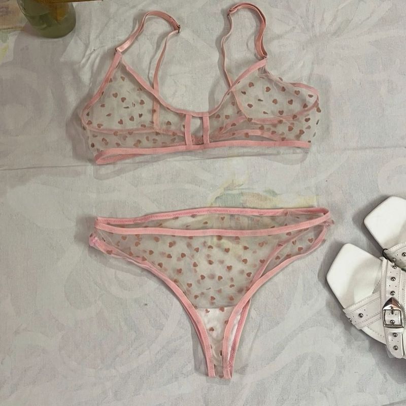 Sheer Bra &amp; Panty