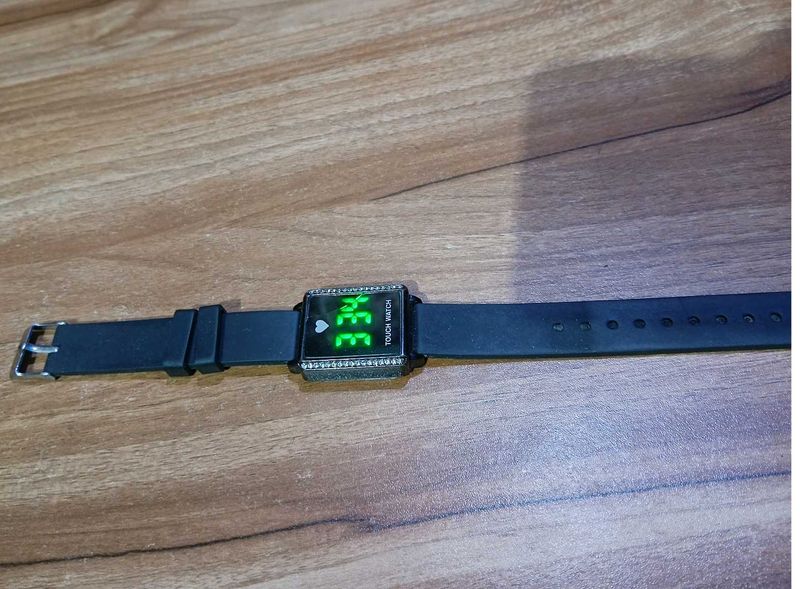 A stylish digital watch..