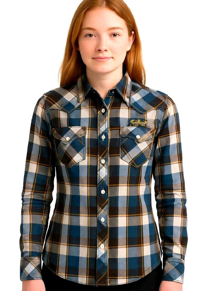 Stylish Plaid Shirt | Bust 30