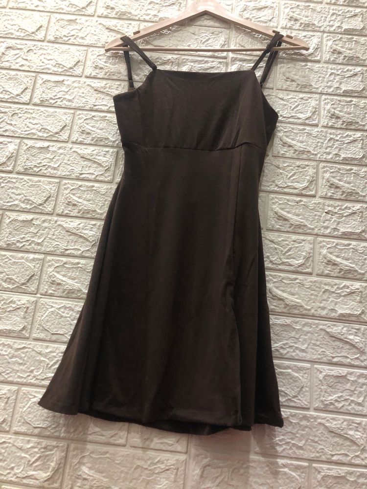 Brown Mini Dress🌸🌸🌼