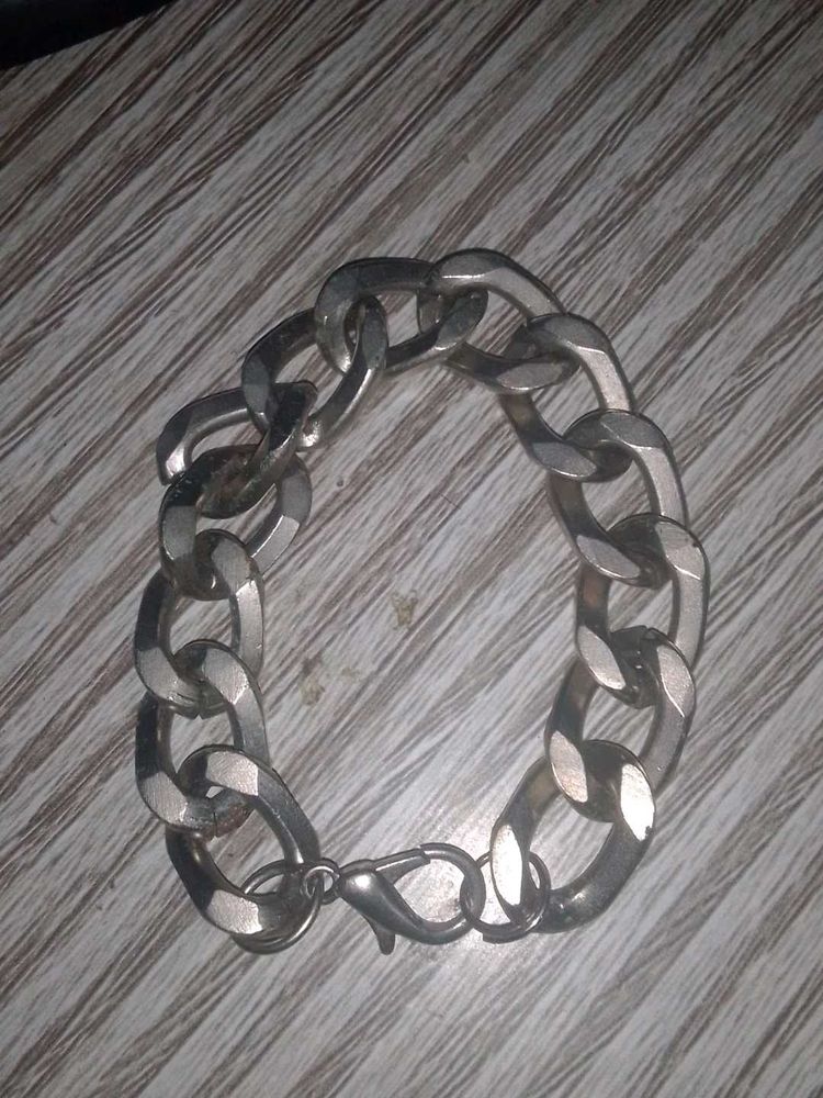 Chunky Silver Chain Bracelet