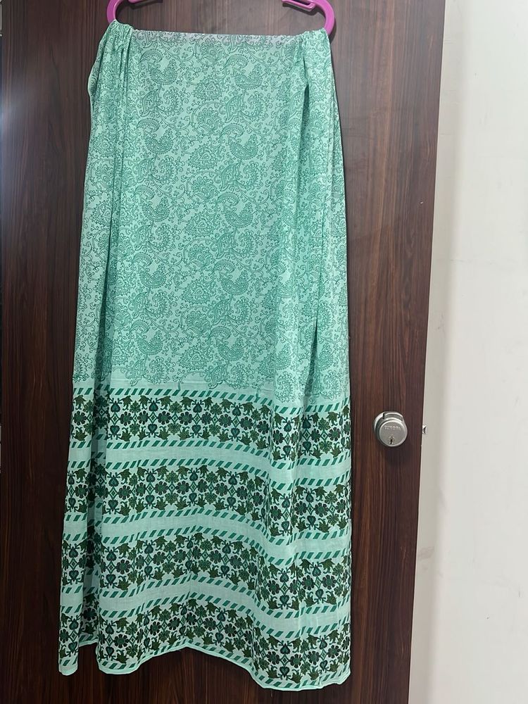 Stunning Sea Green Printed Dupatta