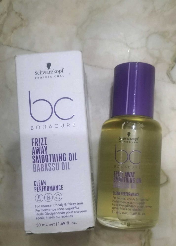 Schwarzkopf Bonacure Frizz Away Smoothing Oil