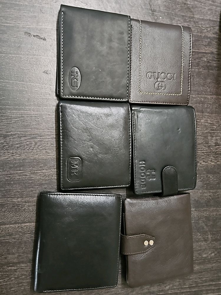LEATHER WALLETS PACK OF 6