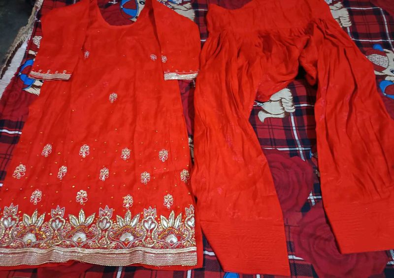 Elegant wedding Heavy Work Punjabi Suit Salwar Set