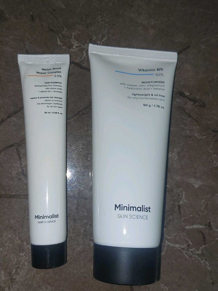 Minimalist Moisturizer+Shampoo COMBO