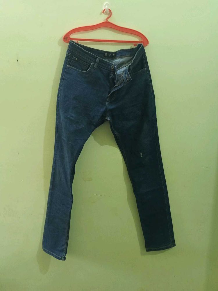 Dark Wash Denim Jeans dnmx