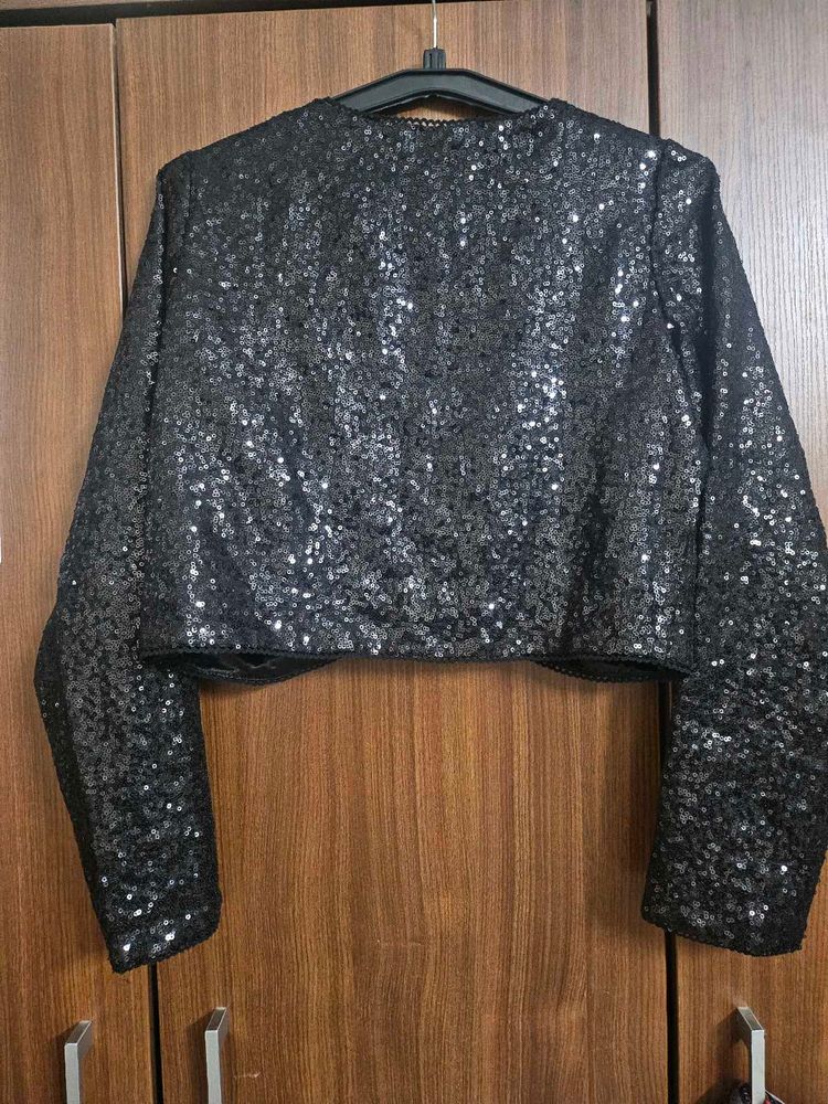 Brand New Sequined Overcoat