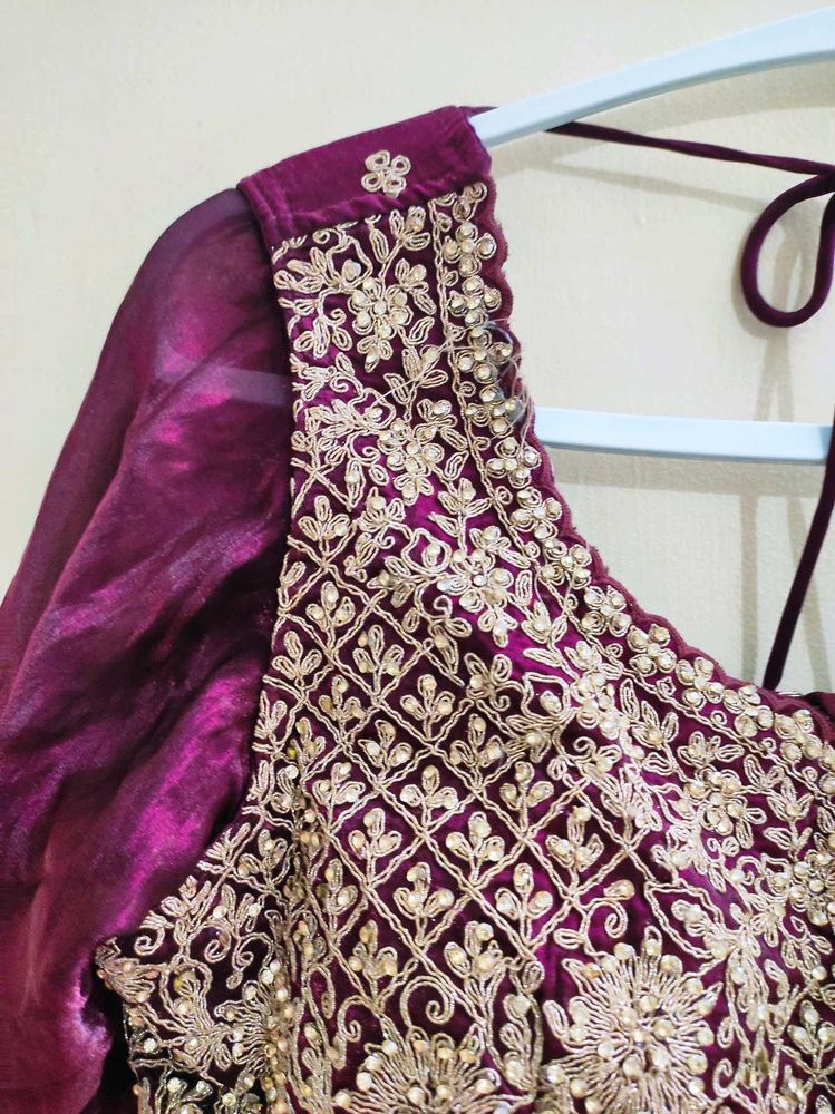 Elegant Embroidered Lehenga
