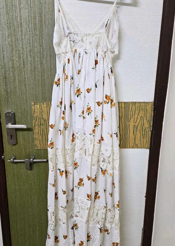 Floral Lace Maxi Dress